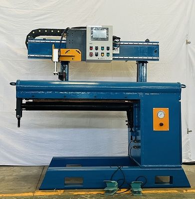 Quality  Automatic Zinc Coated Chimney Longitudinal Seam Welder 115 - 700mm Welding Diameter Customizable factory