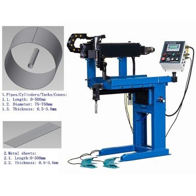 100 - 1800 mm/min Automatische langsnaad lassen 500 mm