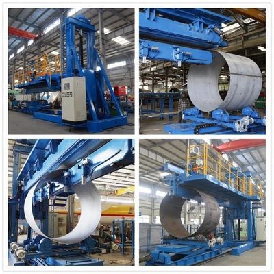 Automatische longitudinale naad lassen met hoge precisie cilinder metalen draaibank lassen machine