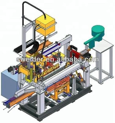 Automatische splijtmachine voor het lassen van watervaten van roestvrij staal Max 500A