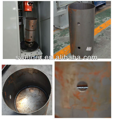 Automatische circumferentiële naad lassen machine voor metalen waterverwarmer Innerlijke tank