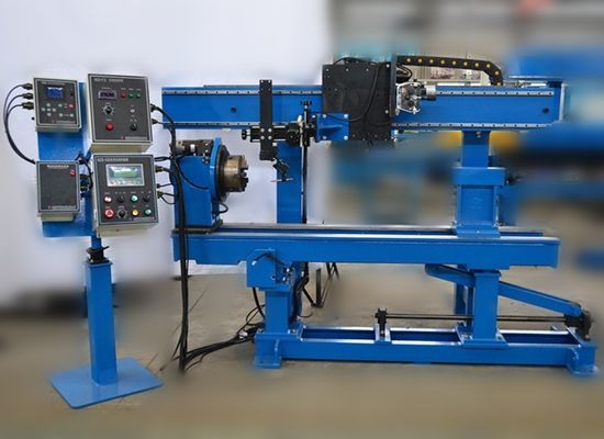 Precieze en gladde omringende lasser horizontale automatische lasapparatuur