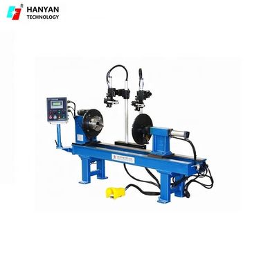 550 mm roterende diameter horizontale lasmachine automatische dubbele naad omtrek lasmachine