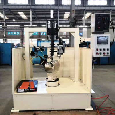Automatische lasmachine voor het vervaardigen van staal-aluminium tankcilindernoot