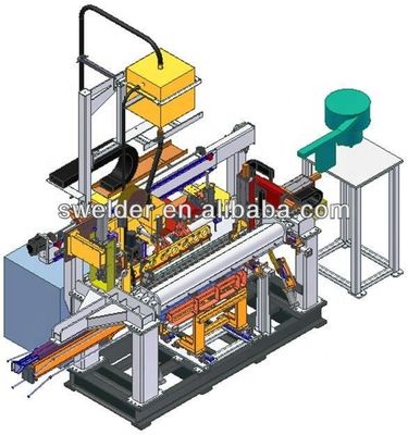 220V / 380V Industrial Water Tank Welding Machine Automatisch Op maat