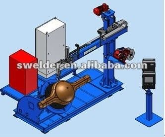 5000 kg speciale automatische lasmachine voor achterdek van ashuis Lasstaaf Productielijn