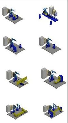 Afhankelijk van de nominale capaciteit van de robotmachine voor het lassen van de pneumatische robotarm