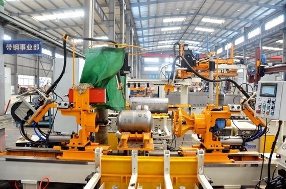 Sleutelmachines draaibank en 2000 kg capaciteit Automatische gascilinder lassen Productielijn voor precisie lassen