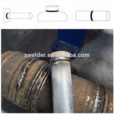 Automatische PLC-gecontroleerde omtreklassen Precision Tube Pipe Welding Machine snelheid 1 - 10RPM