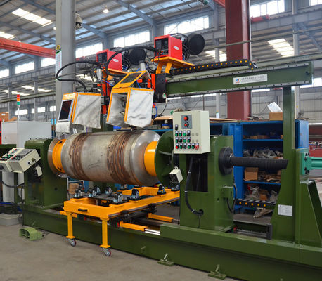 Horizontale precieze watertank lassen machine omtrek automatische naad lassen machine