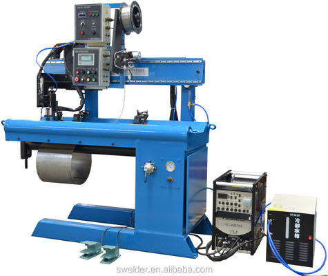 Driefasige 50HZ AC380V Water Tank Lasmachine Automatische Longitudinale Naad Lasmachine