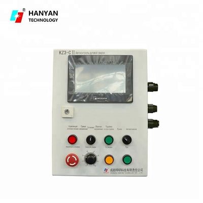 Semi-Auto Longitudinal Seam Welder Gewalste Metalen Plaat Shell AC 220V Spanning