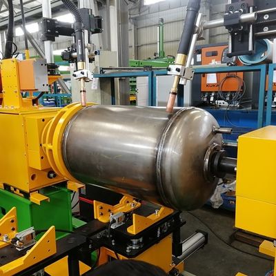 Automatische MAG water tank lasmachine voor waterverwarmer Gewicht 1700Kg