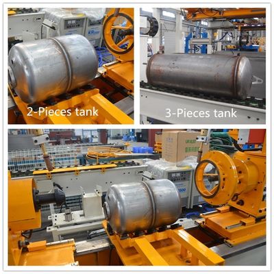 Automatische MAG water tank lasmachine voor waterverwarmer Gewicht 1700Kg