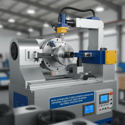 Metal Lathe Machine ZF Series Automatic Seam Welding Machine Supporting Flange Plate Width 200-800 Mm Delivering Consistent Seam
