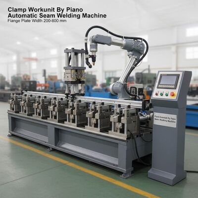 Clamp Workunit By Piano Automatic Seam Welding Machine Flange Plate Width 200-800 Mm Designed For Seam Welding Processes