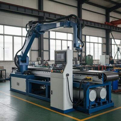 Electric Power Supply Automatic Seam Welding Machine Featuring 4000 Mm Gauge Distance Suitable for Industrial Welding Tasks