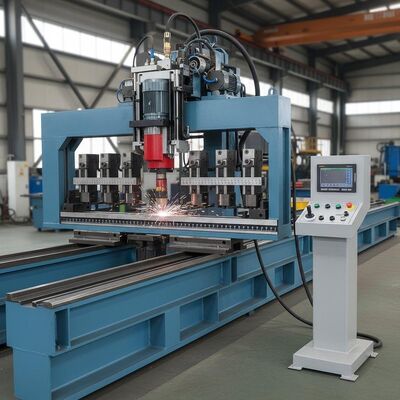 Flange Plate Width 200-800 Mm Longitudinal Seam Welder Incorporating Gauge Distance 4000 Mm for Seam Welding Performance