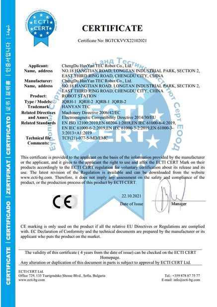 China Chengdu Xiofitec Co., Ltd. certificaten